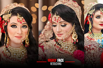 do professional  picture editing and face retouching