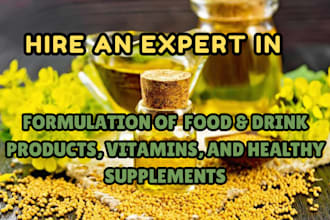 develop drinkable vitamins powders and nutritional supplements