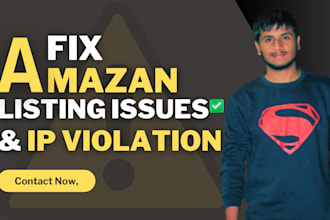 resolve amazon listing issues and account violations for you