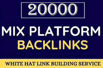 build profile, blog, forum, social, web2 and ping mix backlinks