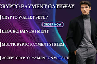 integrate a secure crypto payment gateway into your website, crypto wallet setup
