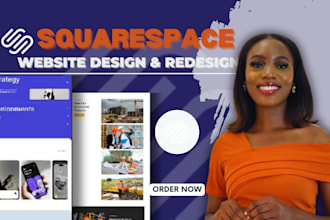 build a responsive squarespace website design or squarespace redesign