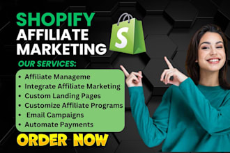 setup shopify affiliate marketing referralcandy uppromote leaddyno growthhero
