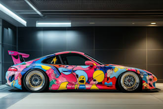 create amazing car, vehicle, and vehicle wrap designs
