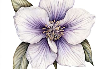 draw a beautiful botanical or floral illustration