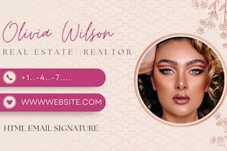 design clickable HTML email signature for gmail outlook exclaimer email
