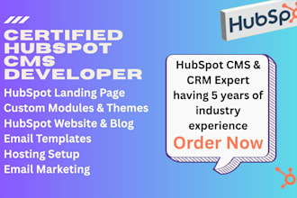 be hubspot cms expert website developer