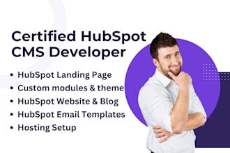 be your hubspot cms website developer