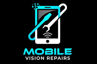 create mobile, phone, laptop, computer repair logo for you