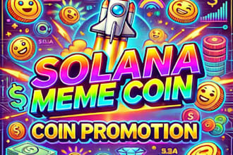 do solana meme coin, crypto promotion, meme coin promotion, nft, telegram, defi