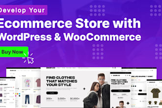 design and develop wordpress ecommerce website for your business