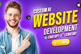 develop ai chatbot, ai website using chatgpt with openai