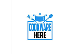 design online retail cookware company logo