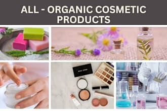 develop organic, non organic cosmetic formulations for you