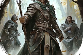 desing a dnd character art and dnd character art