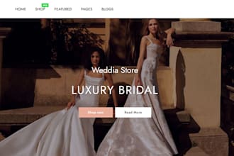 design stunning wedding dress  shopify store event supplies decor dropshipping