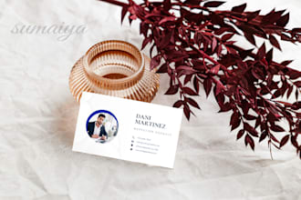 create creative and modern business cards with unlimited revisions