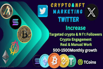 twitter x and instagram,marketing for crypto memecoin and nft followers growth