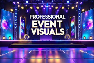 design 3d event stage, floor plan and lighting visualization