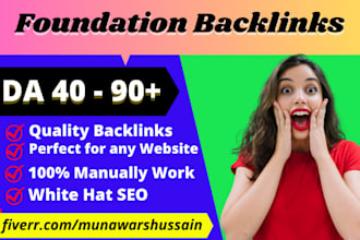 build manually foundation backlinks for new website SEO