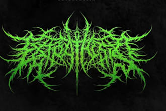 design logo metal band