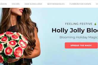 design money making flower shopify website florist website flower shop store