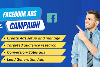 run a facebook ads campaign to drive both leads and sales