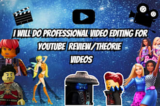 do video editing for  tv shows reviewers , for youtube videos