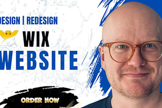 design or redesign your business wix website, wix website development