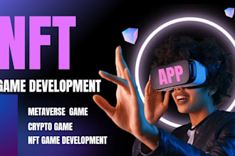 develop nft game metaverse game development  crypto game 3d multiplayer game p2e