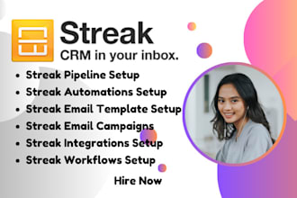 setup streak CRM, on streak, salesmate, crm, honeybook