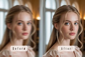 enhance photos, fix blur and flaws, extend, and upscale using ai