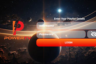 create an amazing uiux design for your iptv app
