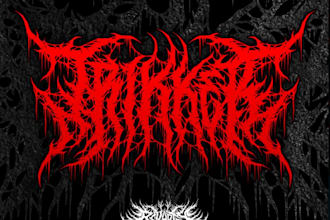 design a creepy horror inspired logo