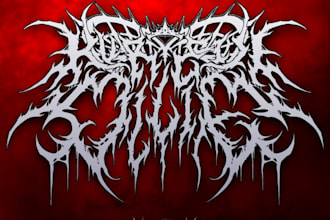 do a metal,hardcore,heavy metal, black metal band logo