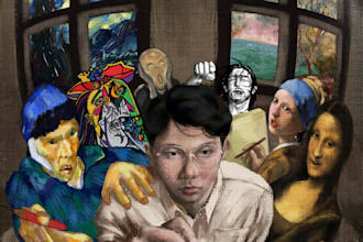 create your potrait with a custom pose and costume