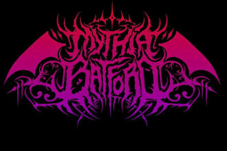 design your black, slamming, brutal, death metal band logo