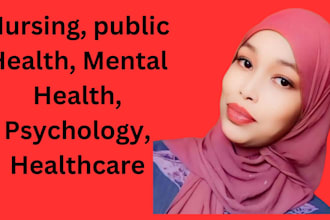 write content in nursing, public health, mental health, psychology, healthcare