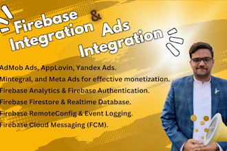 integrate admob, applovin, google firebase, and meta ads for your app