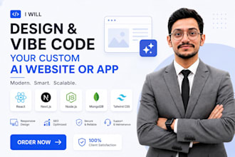 design and vibe code your custom ai website or app