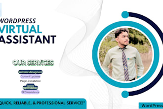 professional wordpress virtual assistant to manage your website