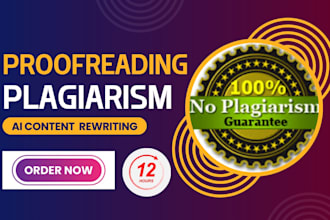 manually edit, rewrite, and humanize ai generated content with zero plagiarism