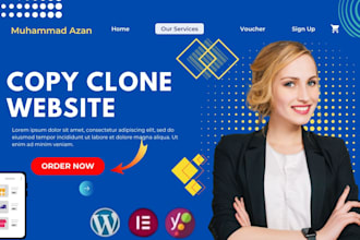 design and redesign duplicate website design using world press
