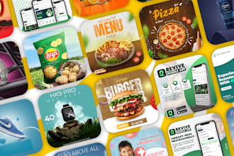 design facebook ads, ad creatives, instagram posts, image ads