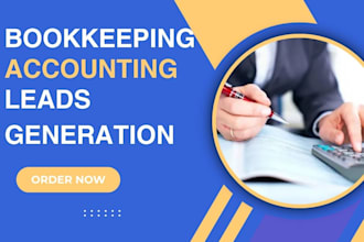 generate exclusive bookkeeping leads accounting lead landing page business leads