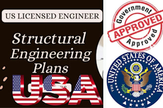 do texas, california, florida stamp, city permit engineer structural plan, USA