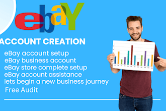 ebay account creation, account setup, ebay business account creation,