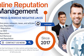 suppress negative links, do ORM, content removal, online reputation management