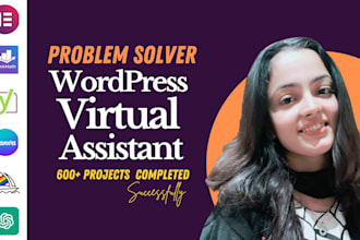 be your fastest wordpress virtual assistant or wordpress VA