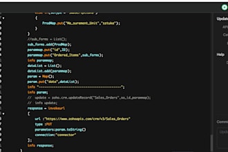 create automation or fix custom functions for zoho apps